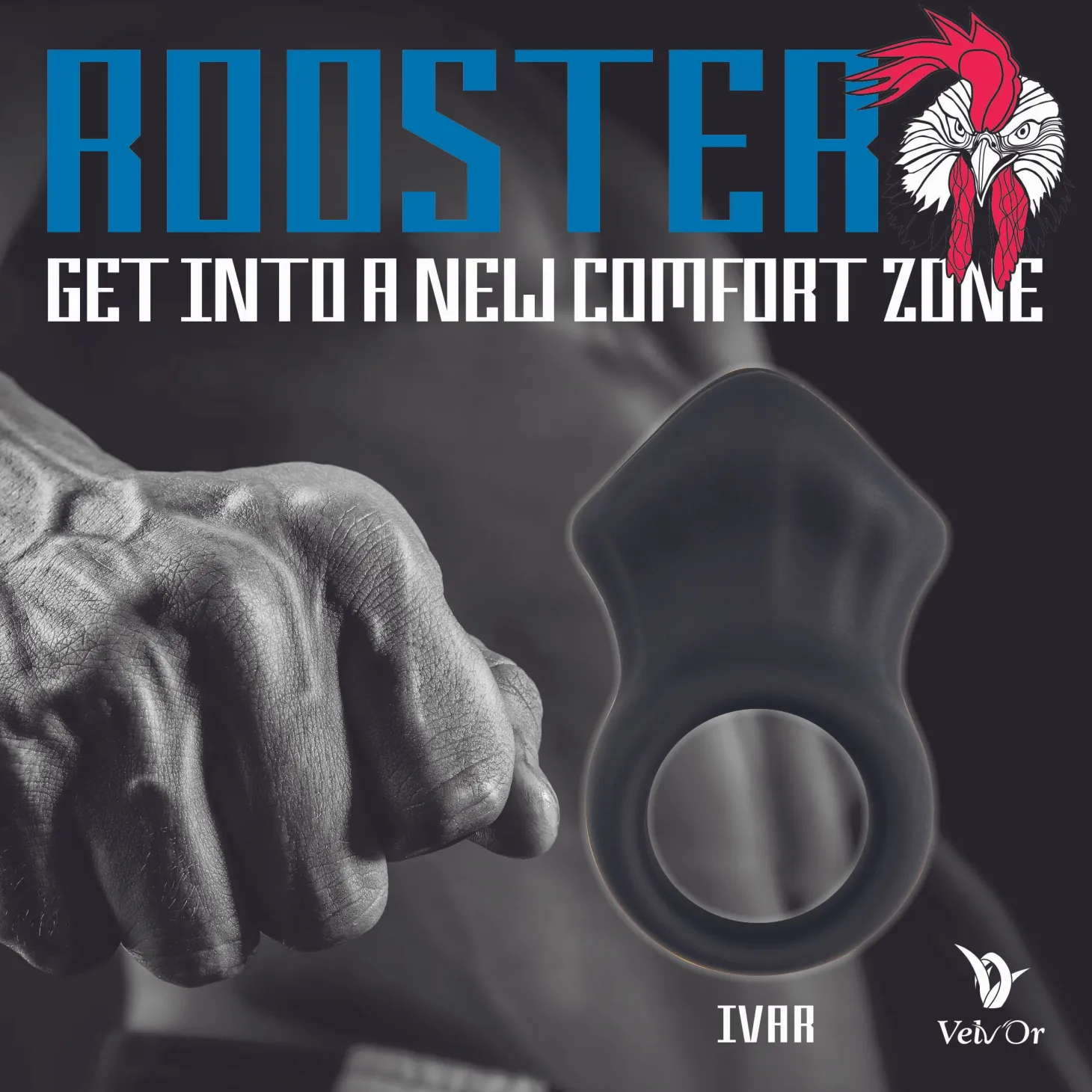 Velv'Or - Rooster Ivar Knot Design Cock Ring