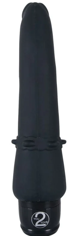 Vibro anal classique en silicone noir