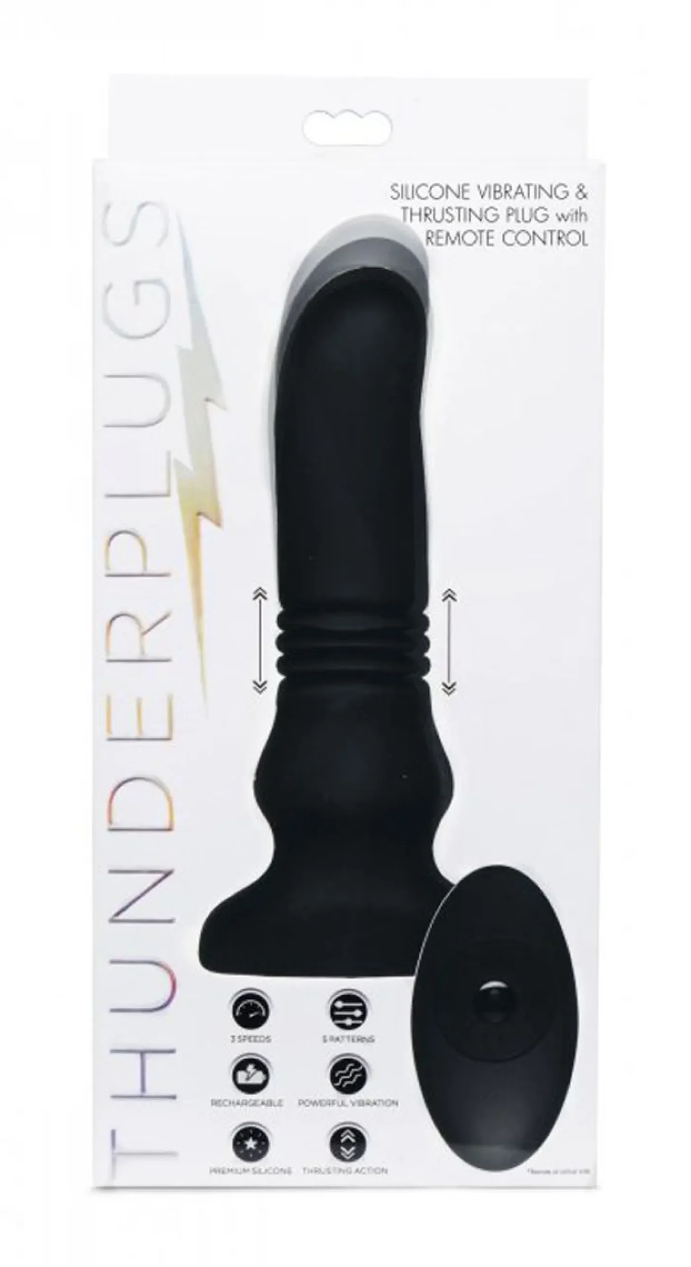 Vibro de la prostate et poussant Thunderplug