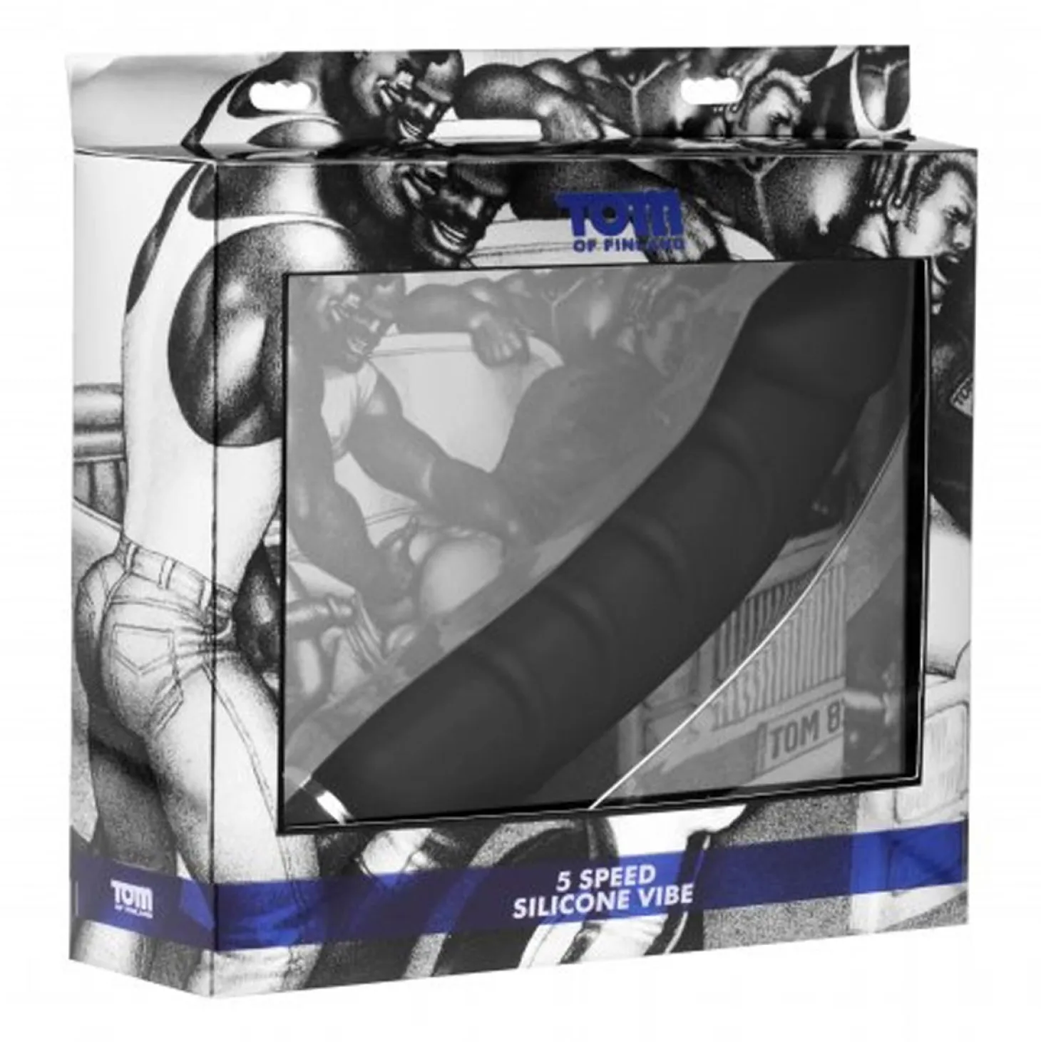 Vibro du point P à 5 vitesses en silicone Tom Of Finland