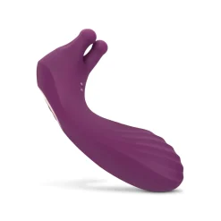 Vibromasseur avec Perles Rotatives - Violet