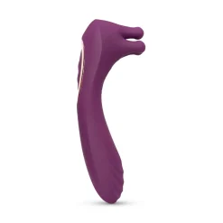 Vibromasseur avec Perles Rotatives - Violet