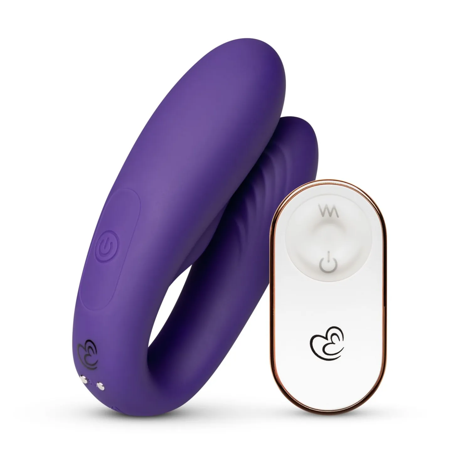 Vibromasseur pour Couples avec Télécommande - Violet