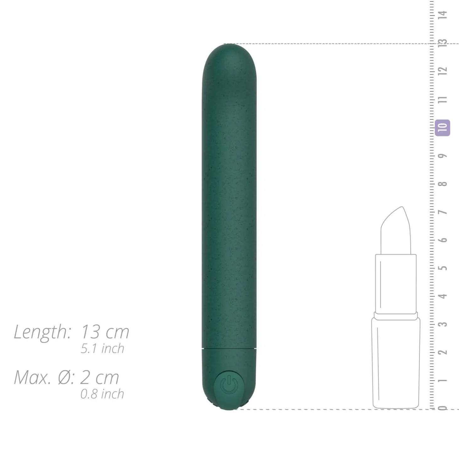 Vibromasseur pour point G Eco - Vert