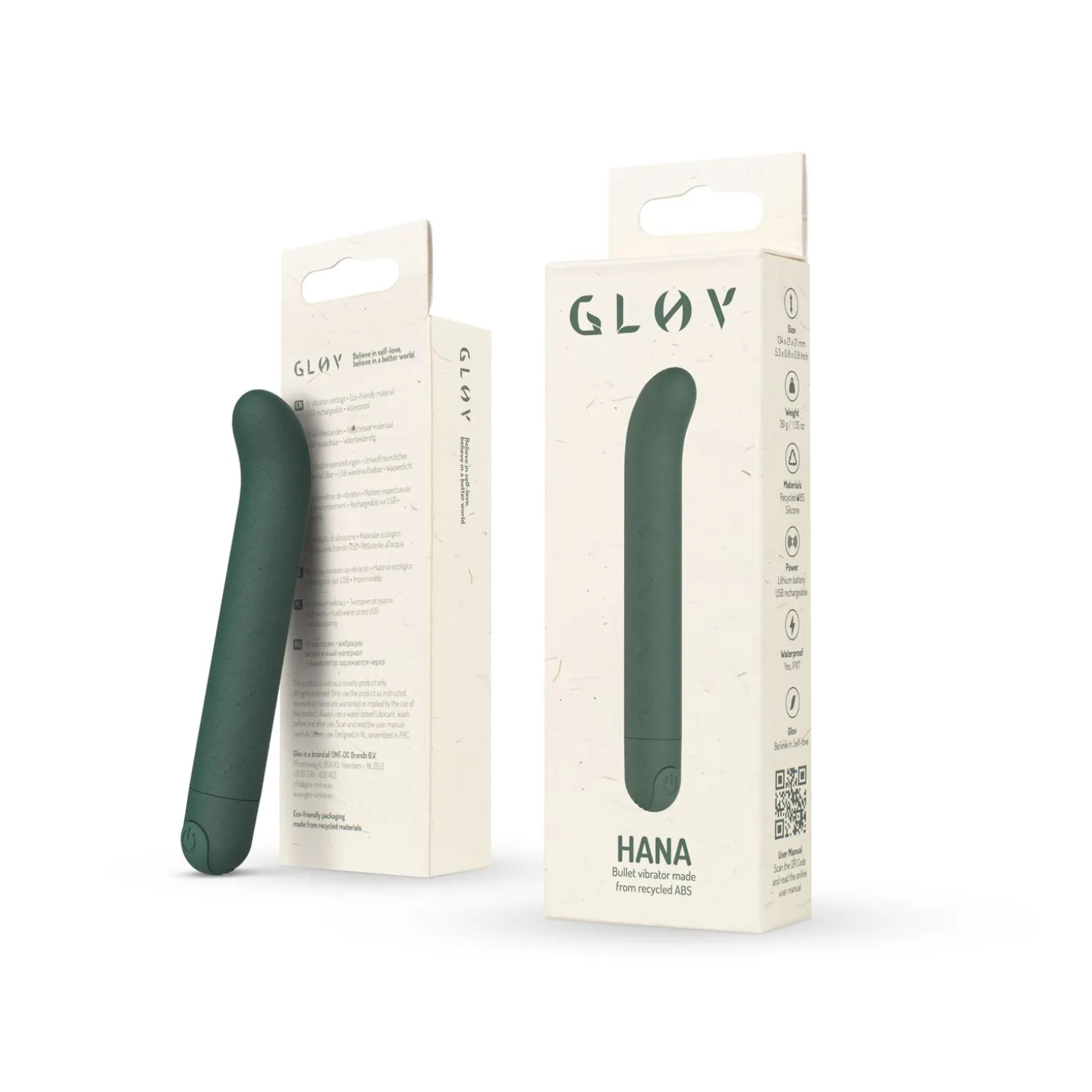 Vibromasseur pour point G Eco - Vert