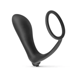 Vibromasseur Prostate & Cockring - Noir