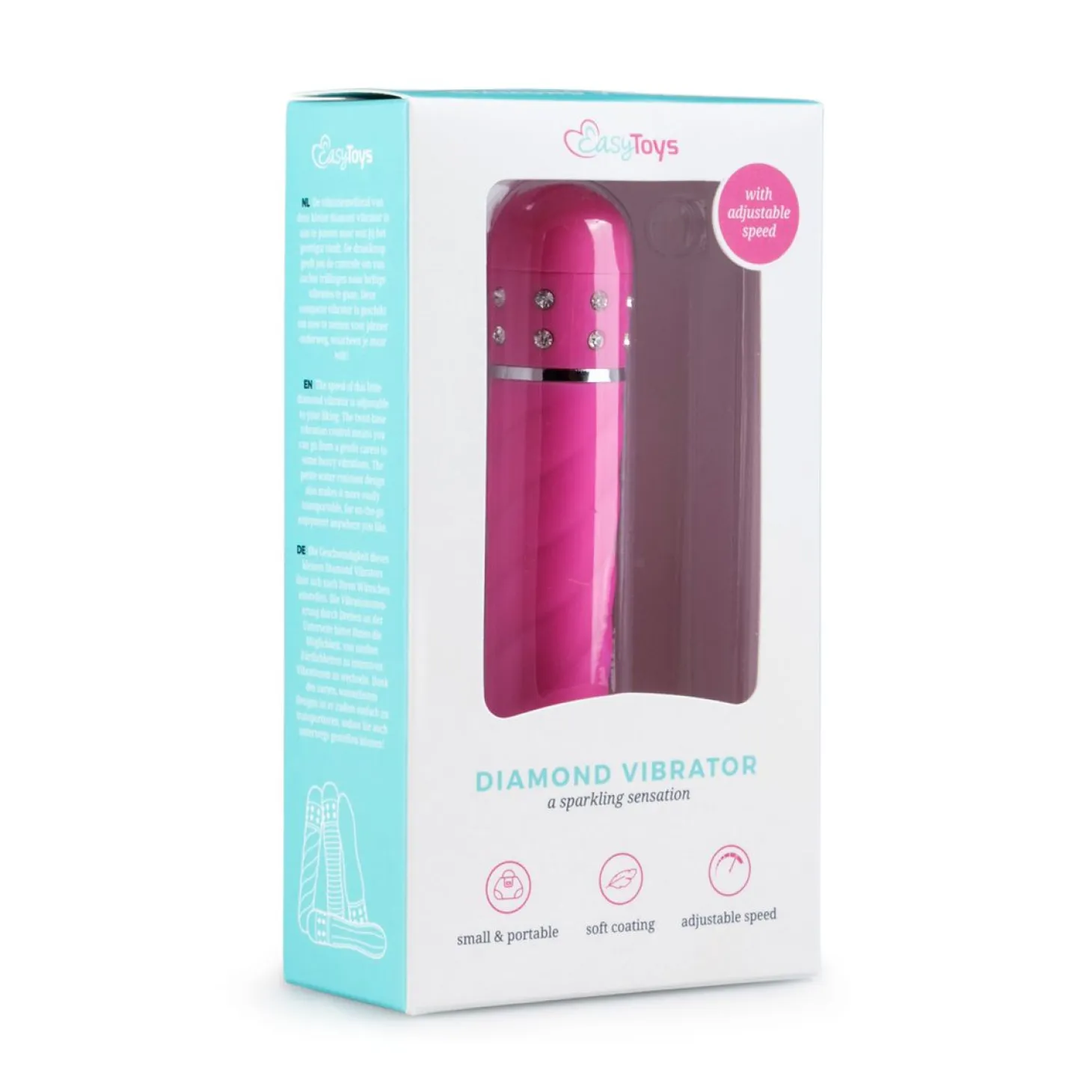 Vibromasseur rose Love Diamond