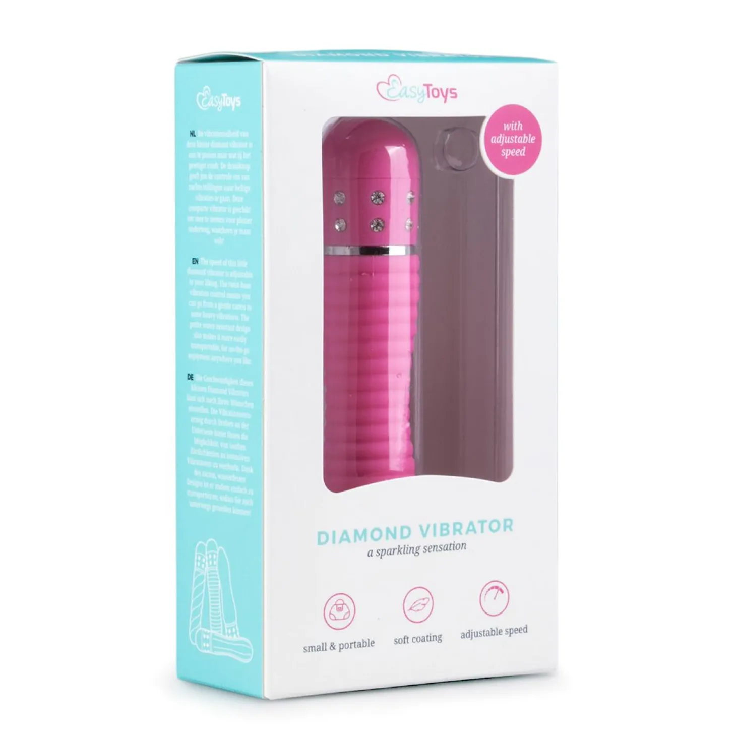Vibromasseur rose Love Diamond