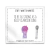 Warm Human -To Be As Strong As A Kelly Clarkson Song