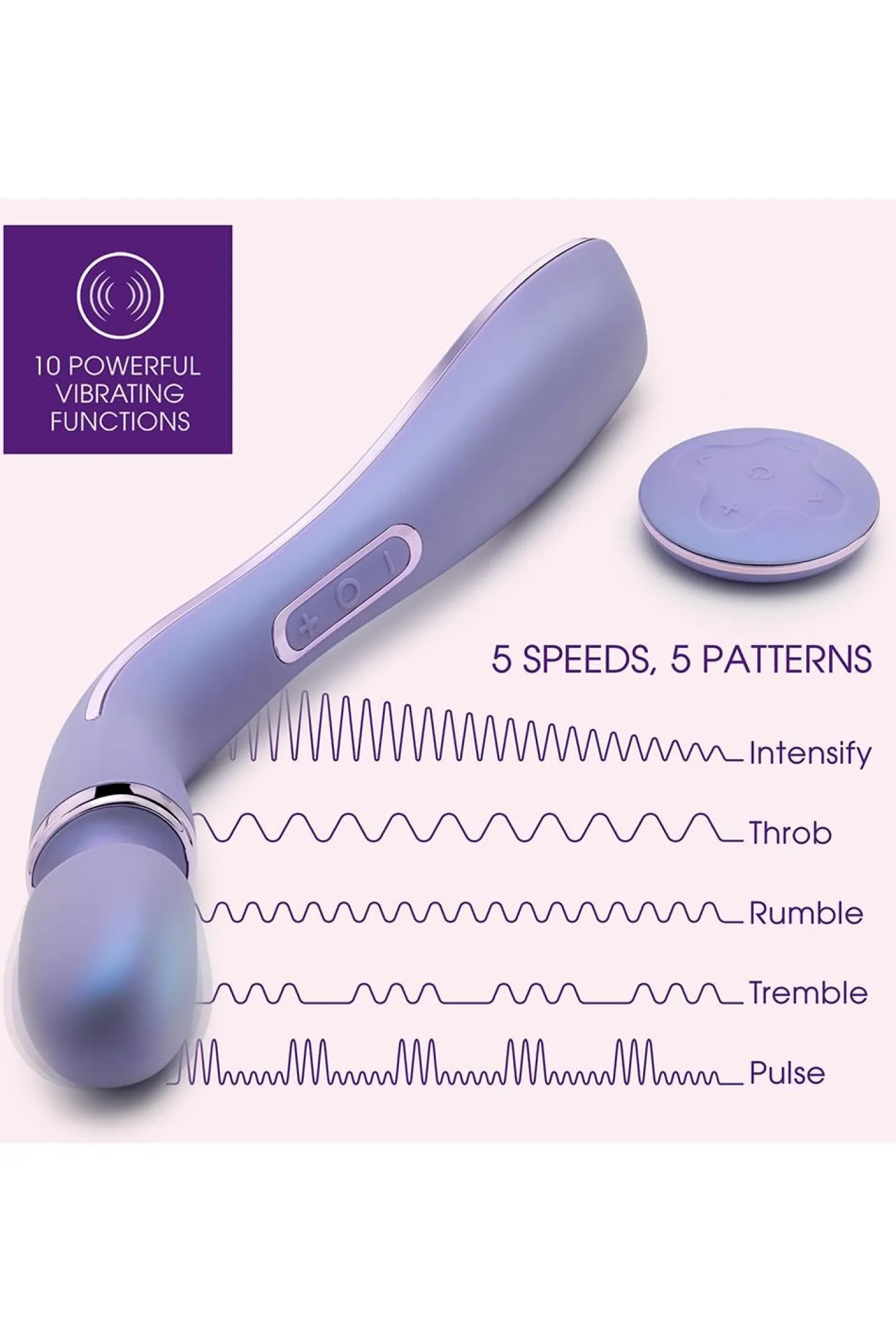 Wellness - Vibromasseur Baguette Eternal - Lavande