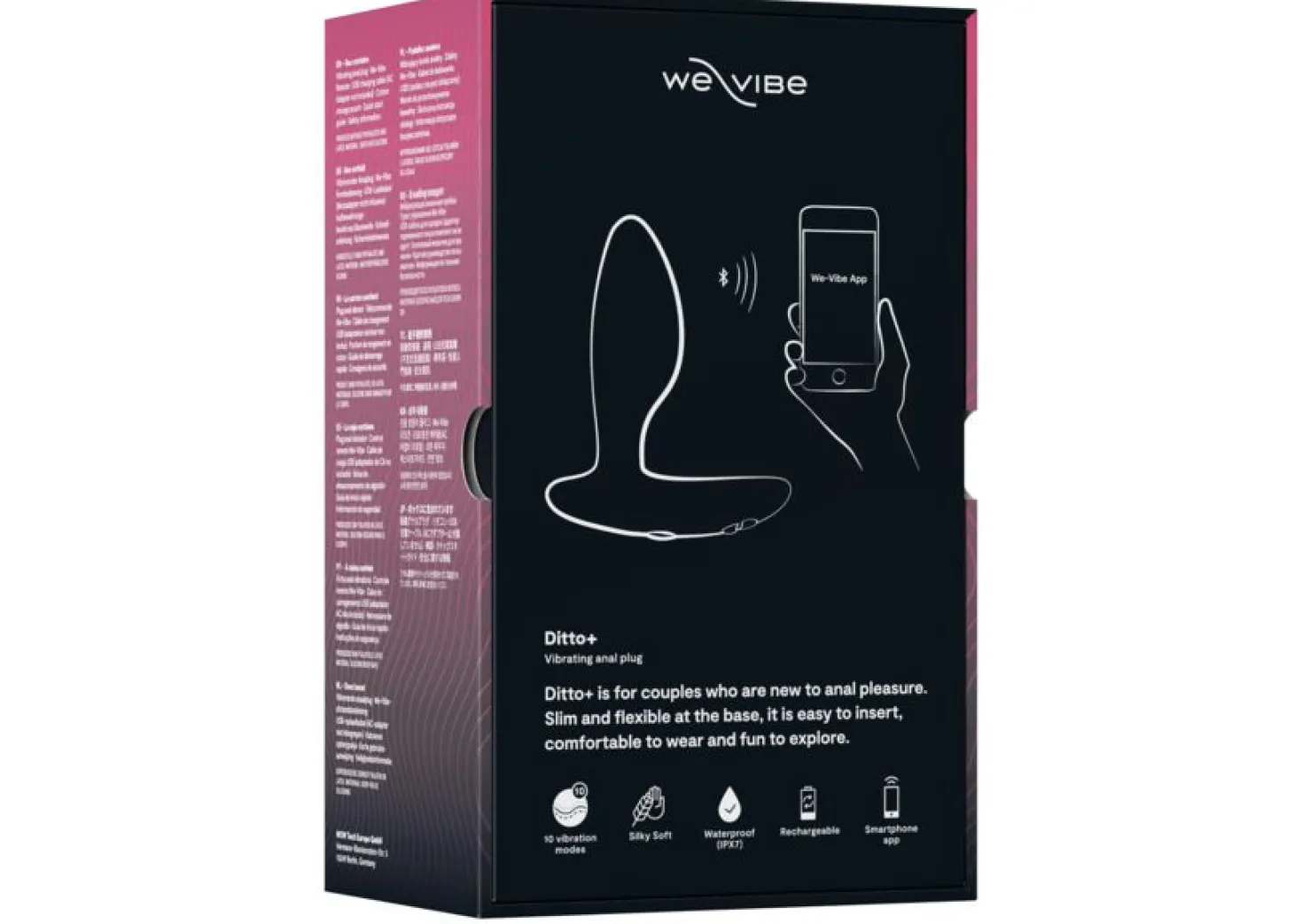 We-Vibe Ditto+ Satin Noir