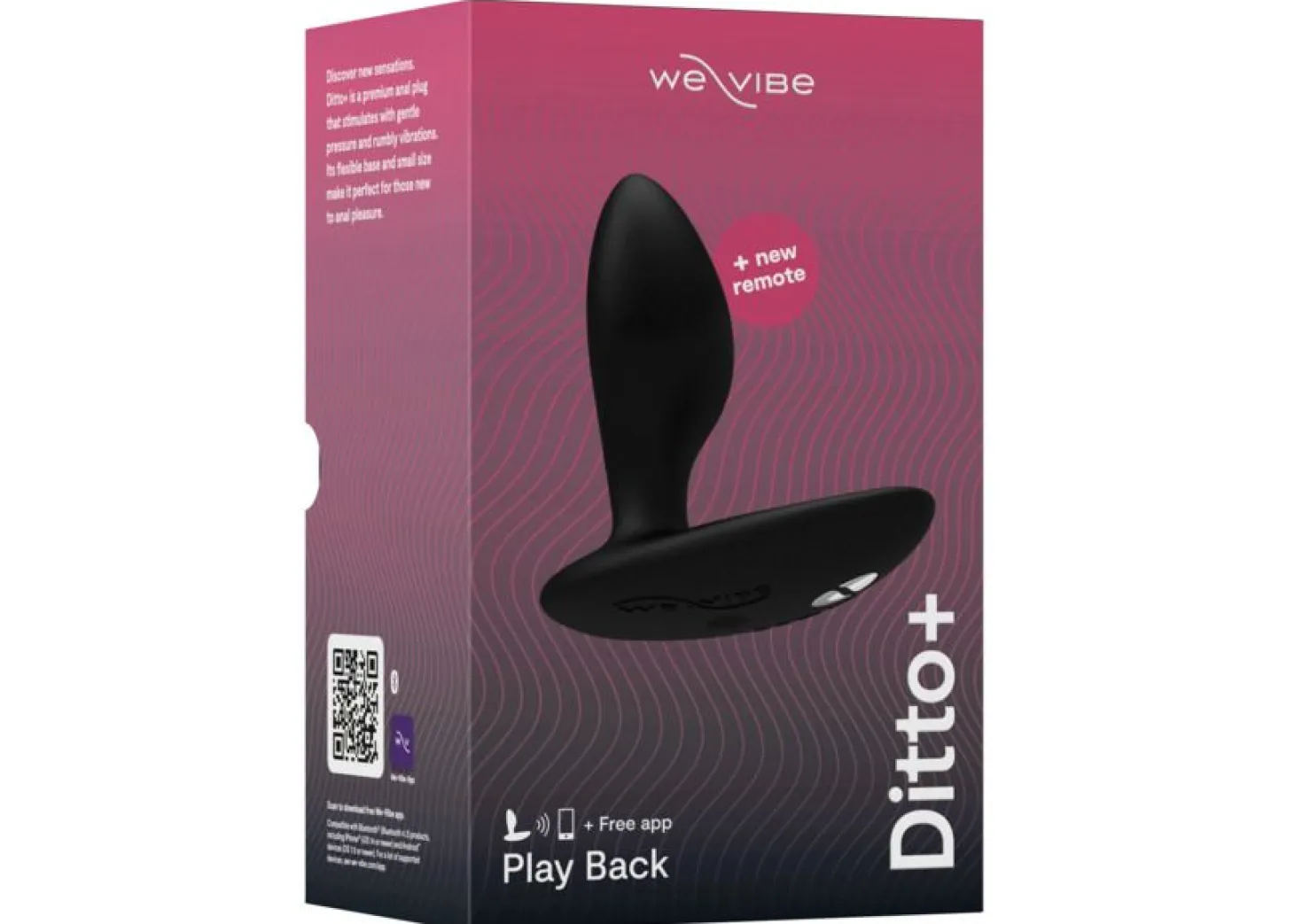 We-Vibe Ditto+ Satin Noir