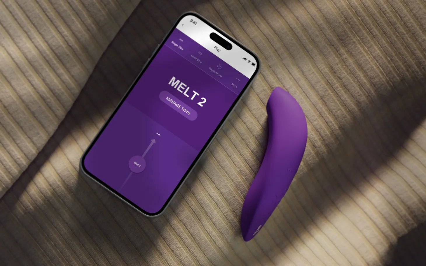 We-Vibe - Melt 2 Stimulateur Clitoridien Connecté par Application - Violet