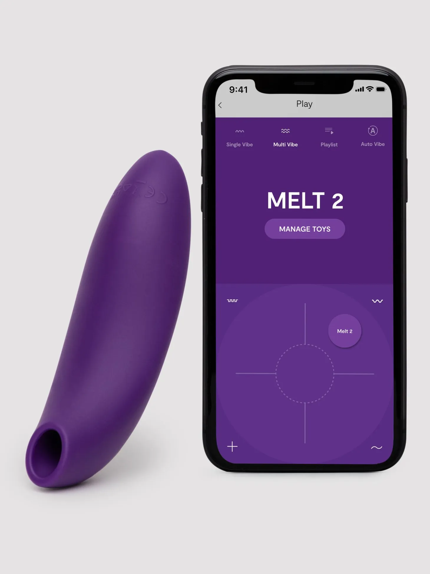 We-Vibe - Melt 2 Stimulateur Clitoridien Connecté par Application - Violet
