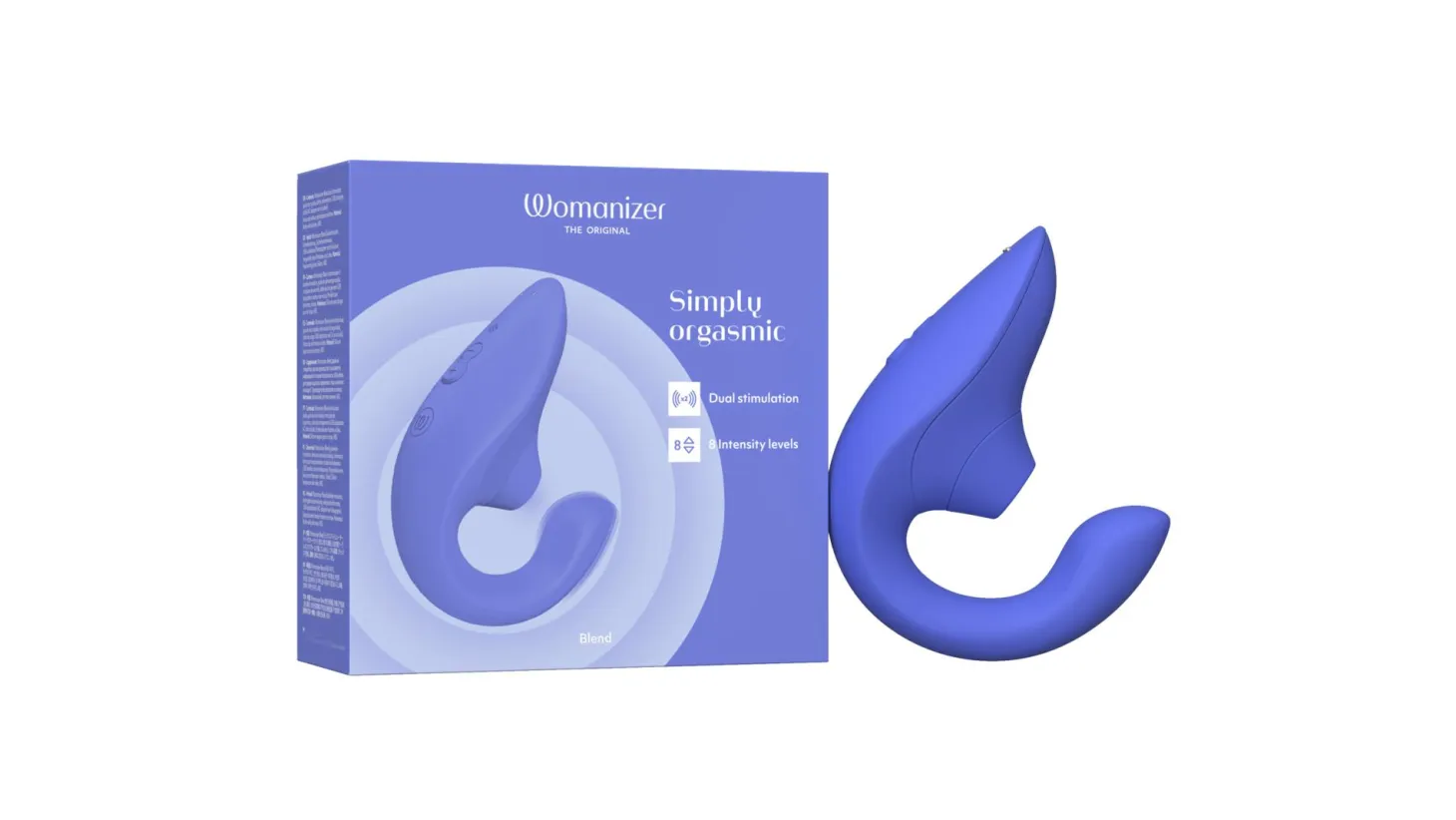 Womanizer Blend - Double stimulation - Bleu