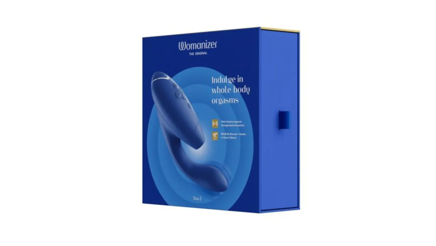 Womanizer DUO 2 - Stimulateur clitoridien à air pulsé - Bleu
