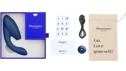 Womanizer DUO 2 - Stimulateur clitoridien à air pulsé - Bleu