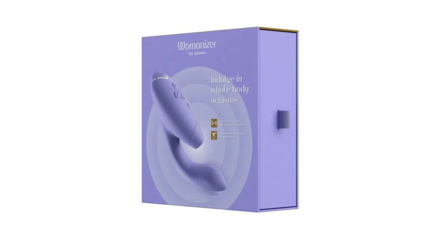Womanizer DUO 2 - Stimulateur clitoridien à air pulsé - Violet