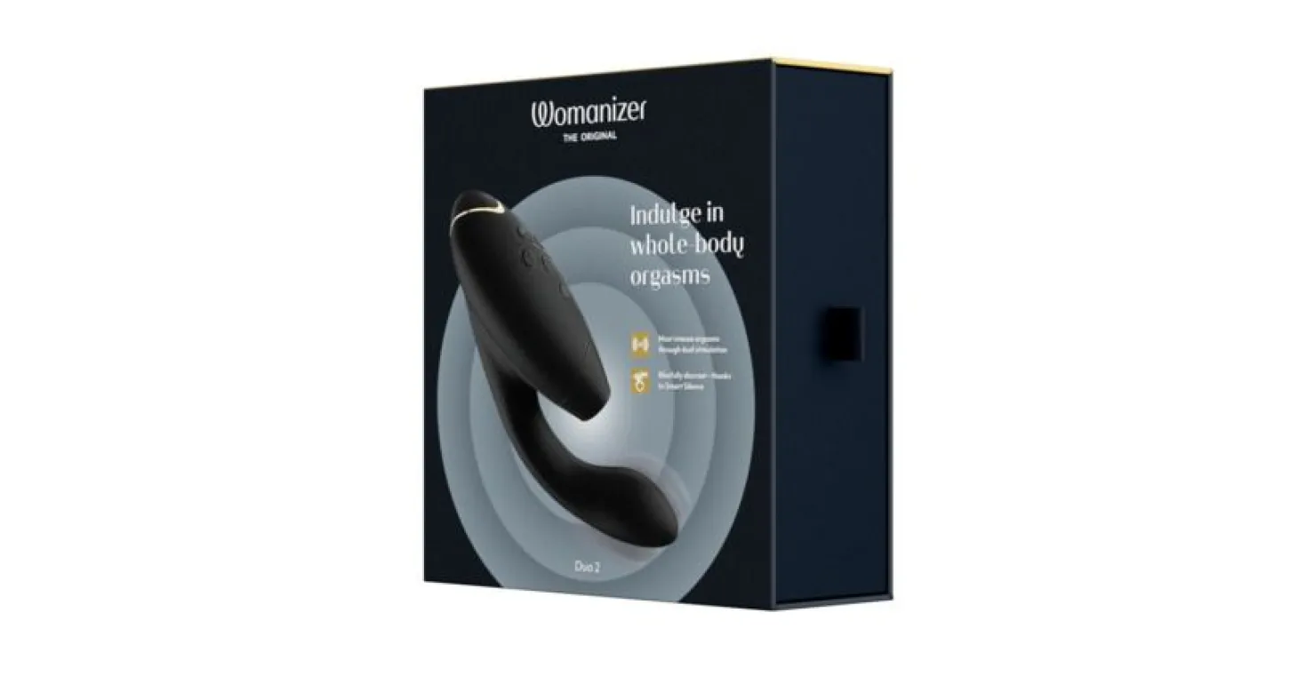 Womanizer DUO 2 - Stimulateur clitoridien à air pulsé - Noir