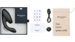 Womanizer DUO 2 - Stimulateur clitoridien à air pulsé - Noir