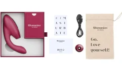 Womanizer DUO 2 - Stimulateur clitoridien à air pulsé - Rouge