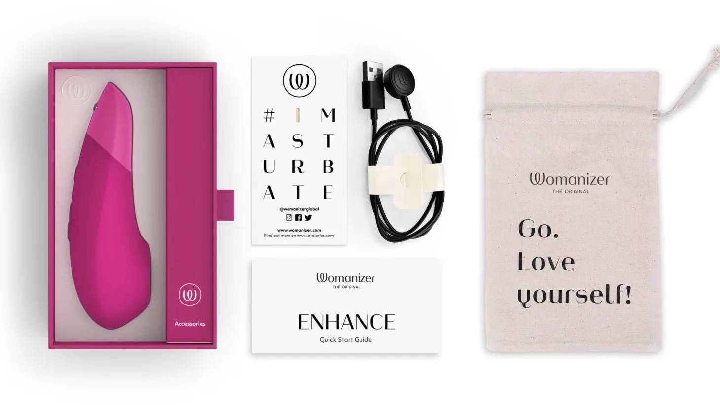 Womanizer Enhance - Duo clitoridien air et vibration - Rose
