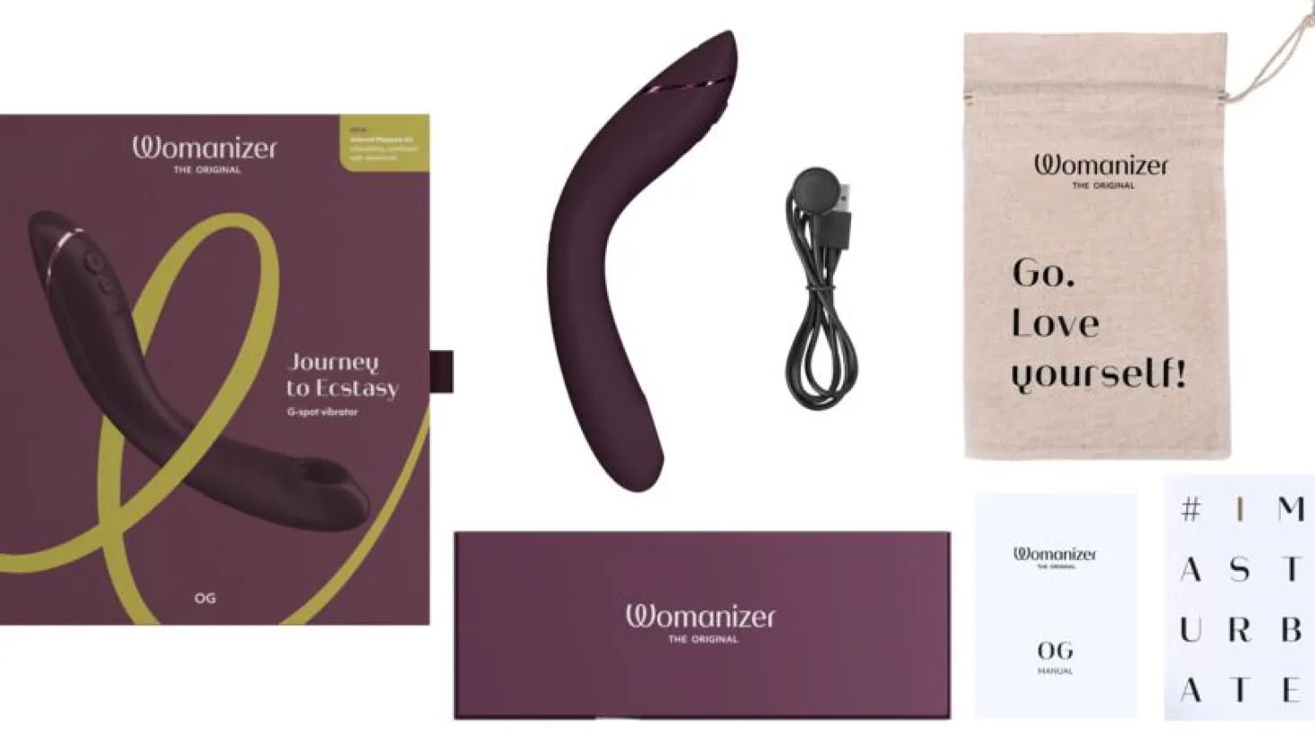 Womanizer OG - Vibromasseur point G - Aubergine