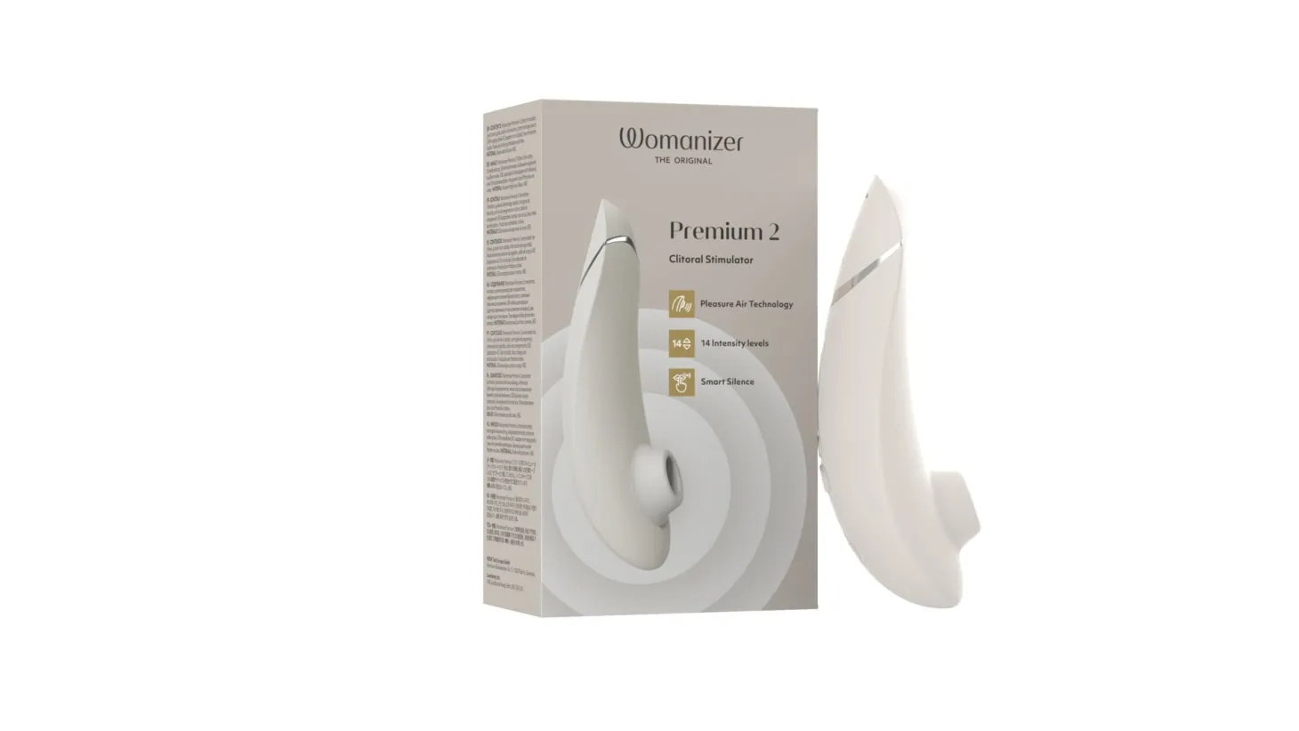 Womanizer Premium 2 - Stimulateur clitoridien à air pulsé - Blanc