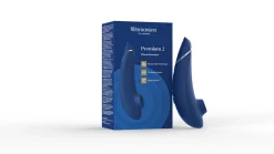 Womanizer Premium 2 - Stimulateur clitoridien à air pulsé - Bleu