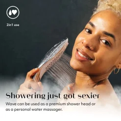 Womanizer Wave - Pommeau de douche pour stimulation clitoridienne - Noir