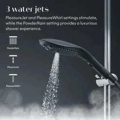 Womanizer Wave - Pommeau de douche pour stimulation clitoridienne - Noir