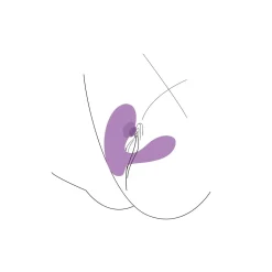 Xocoon - DuoVibe 1 Air Vibrator - Violet