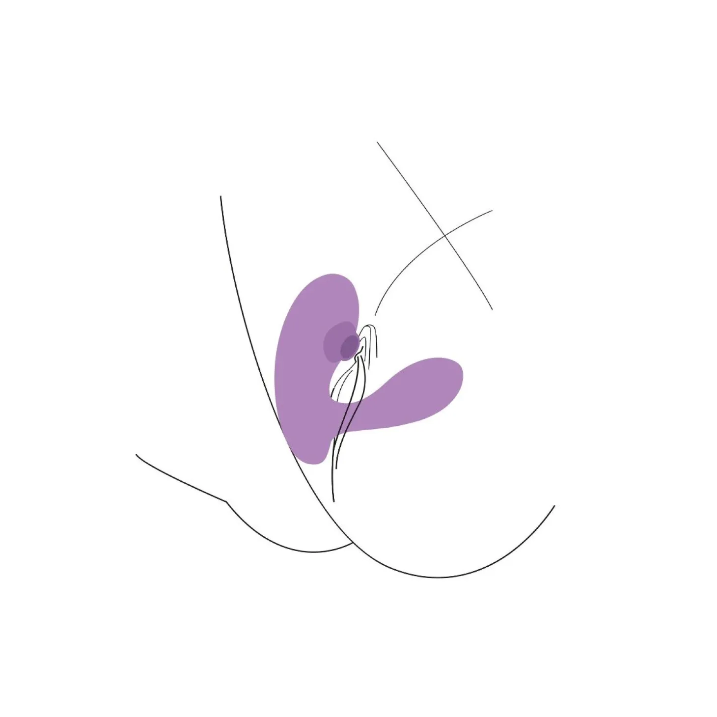 Xocoon - DuoVibe 1 Air Vibrator - Violet