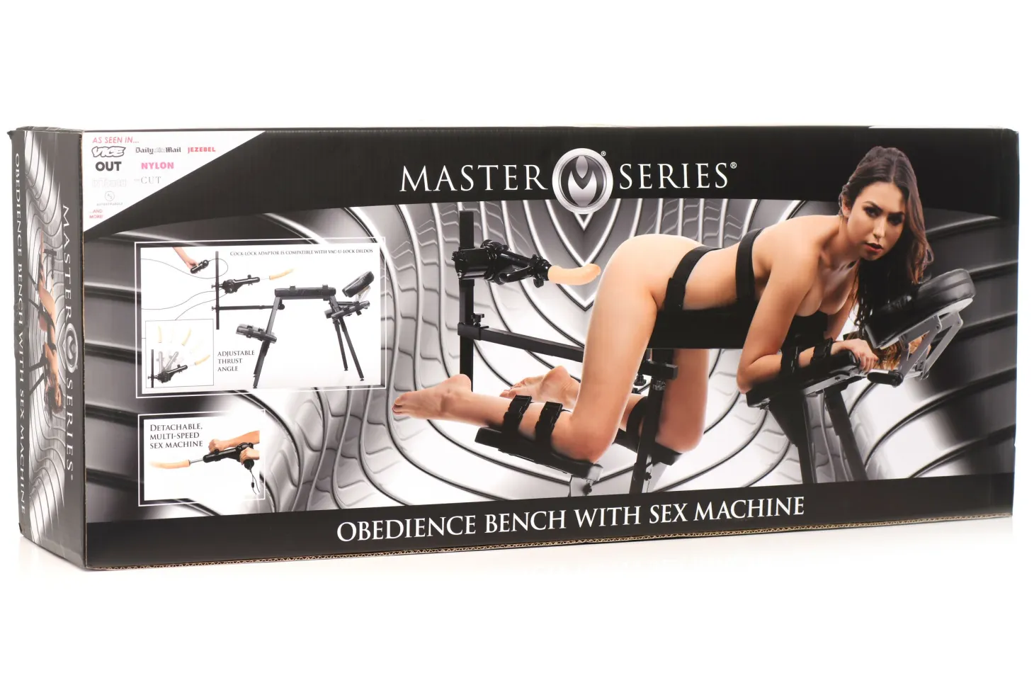 XR Brands - Banc d'Obéissance avec Machine Sexuelle - Noir
