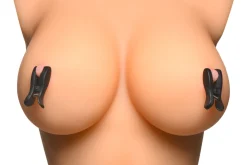 XR Brands - Dark Grip Pinces à Tétons Vibrantes - Noir