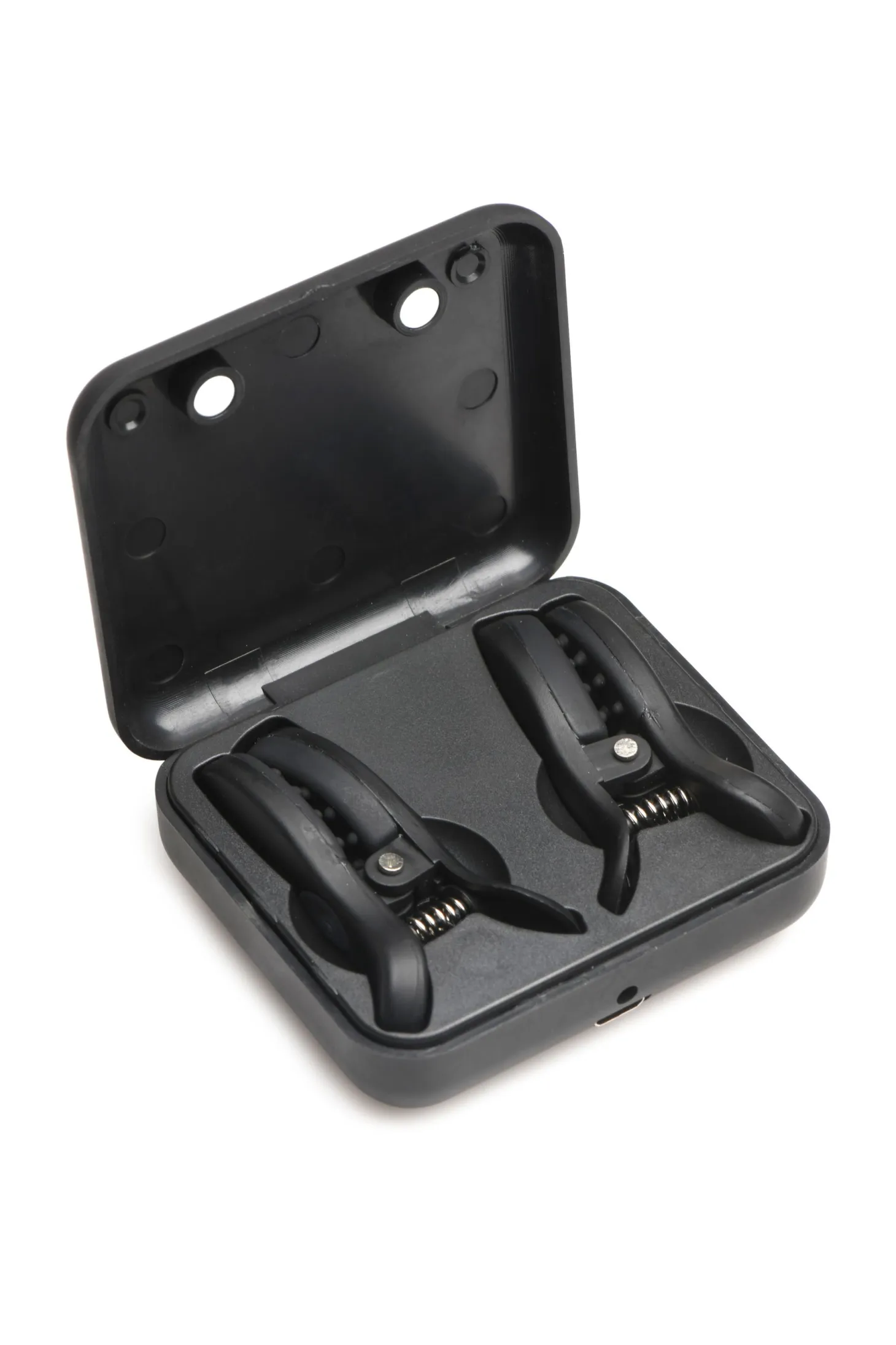 XR Brands - Dark Grip Pinces à Tétons Vibrantes - Noir