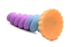 XR Brands - Dildo licorne mystique - Arc en ciel