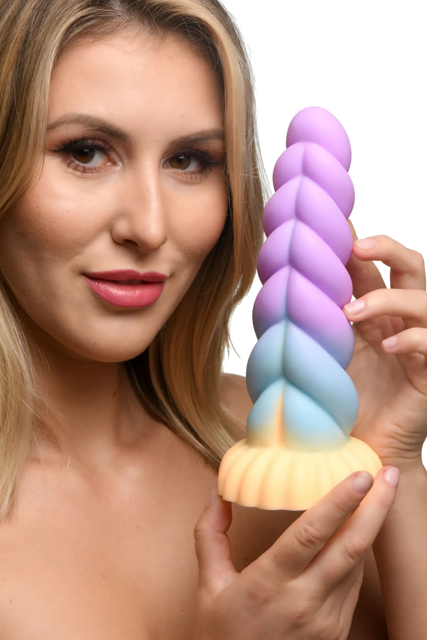 XR Brands - Dildo licorne mystique - Arc en ciel