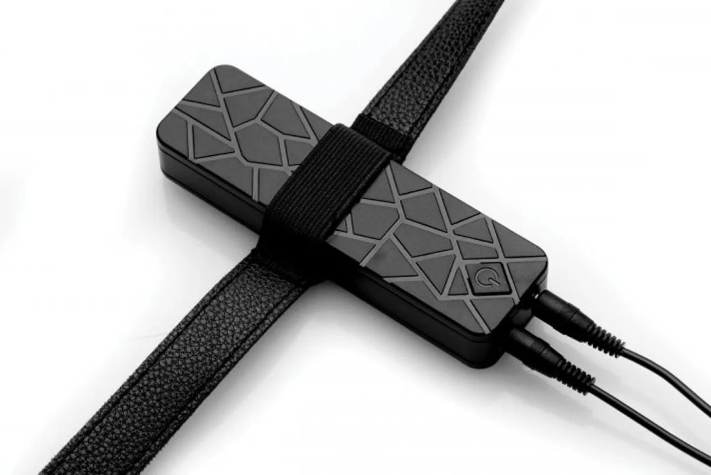 XR Brands - Double gode ceinture vibrant - Noir