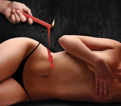 XR Brands - Fire Sticks Bougies à Gouttes Fétichistes - Rouge