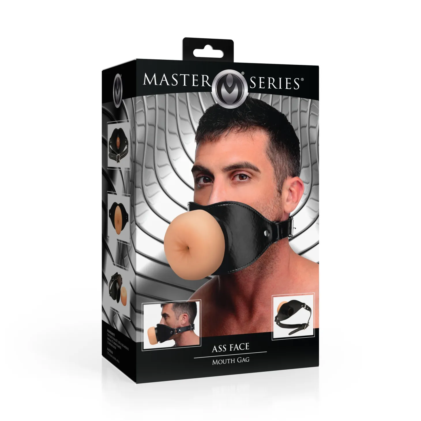 XR Brands - Gag Bouche Ass Face - Beige