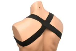 XR Brands - Harnais de Poitrine avec Brassards - Noir