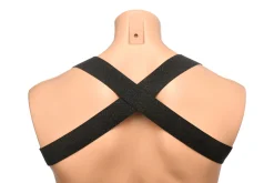 XR Brands - Harnais de Poitrine avec Brassards - Noir