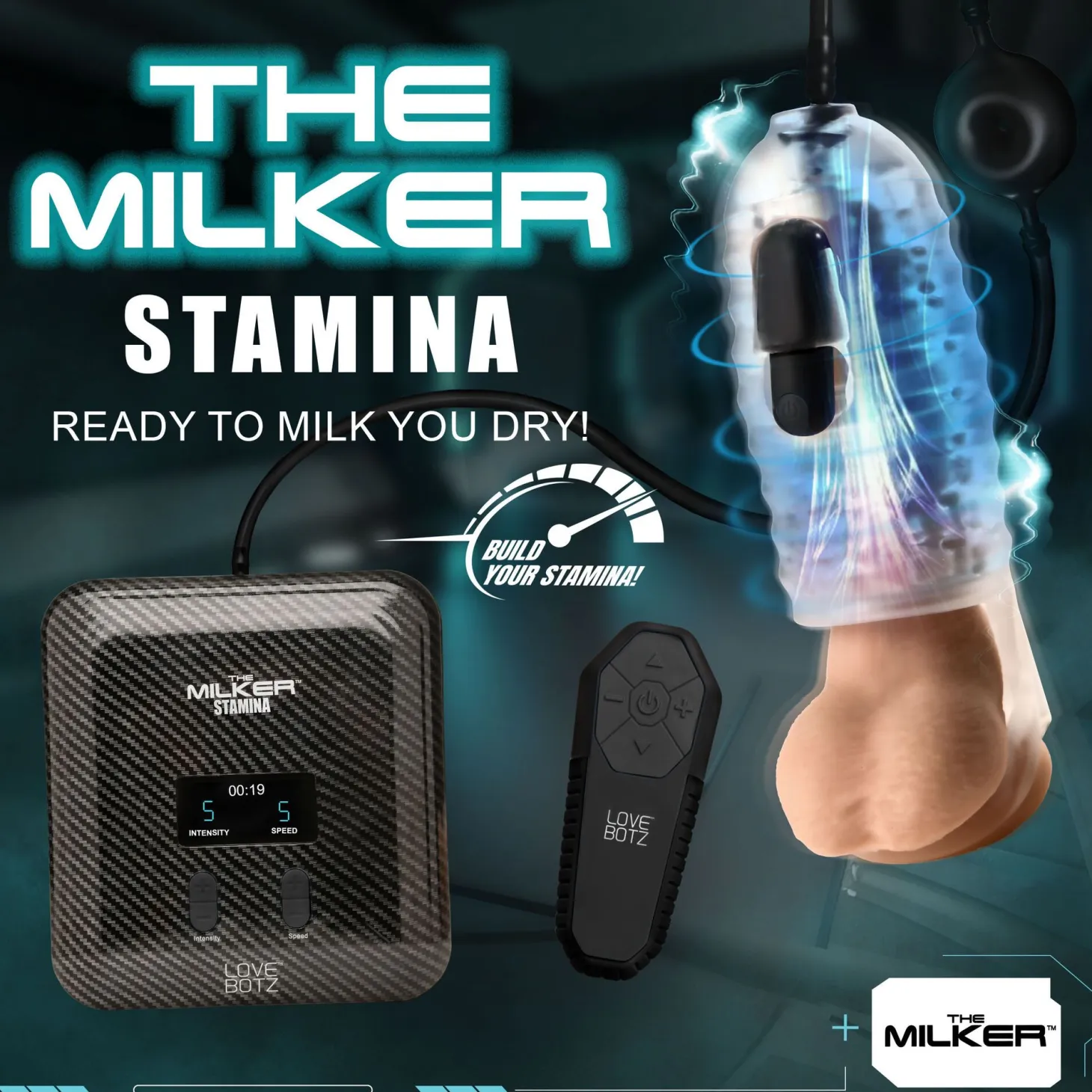 XR Brands - The Milker Stamina - Noir