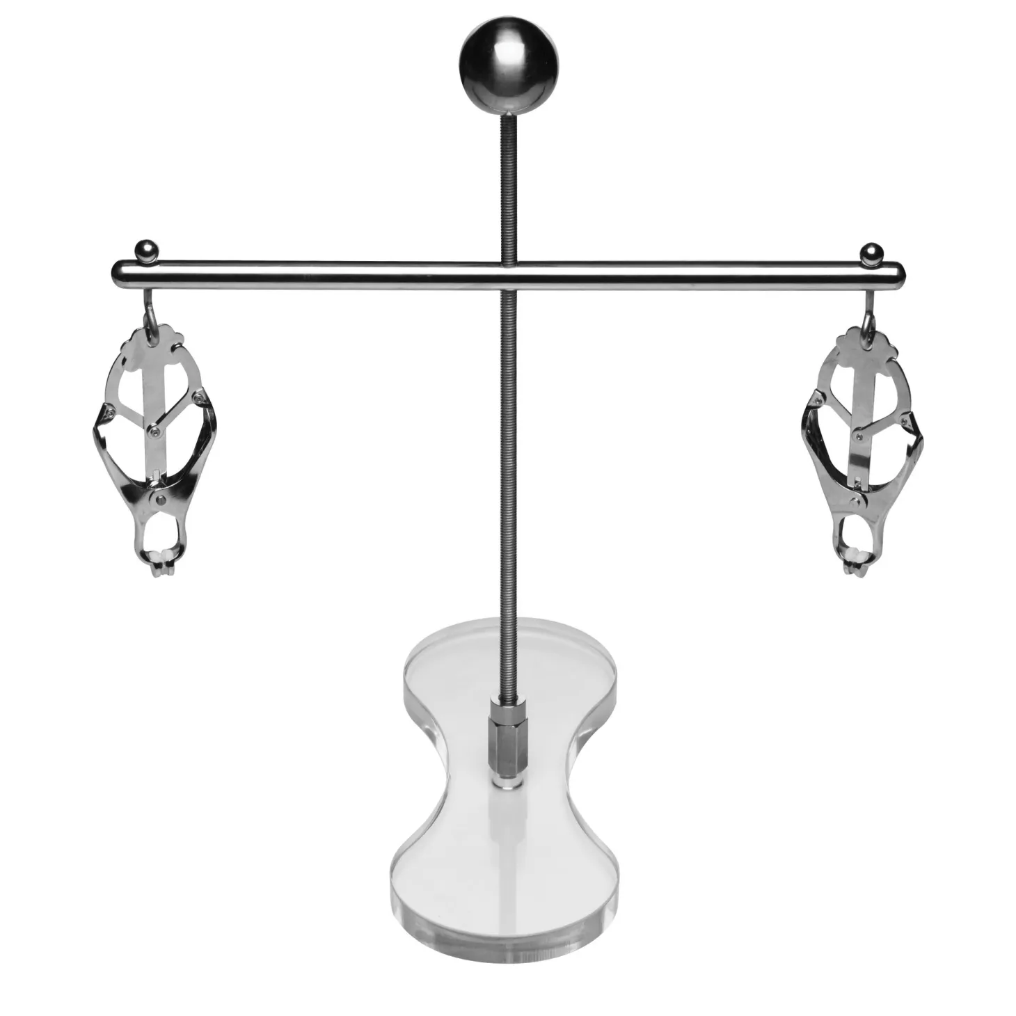 XR Brands - Tower of Pain Pinces pour tétons - Argent