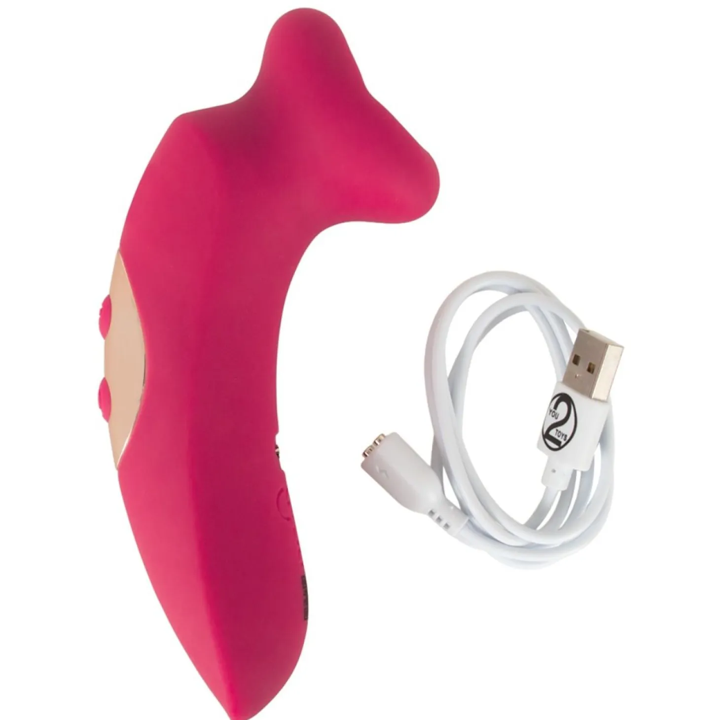 You2Toys - Oral Fun Bouche Aspirante Langue Vibrante - Rose