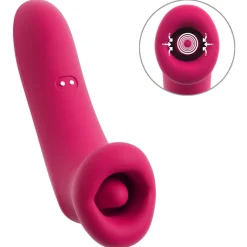 You2Toys - Oral Fun Bouche Aspirante Langue Vibrante - Rose